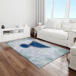nhl st louis blues hockey sport team logo carpet rectangle area rug for living room home room decor gift for fans light room slb27