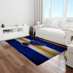 nhl st louis blues hockey sport team logo carpet rectangle area rug for living room home room decor gift for fans light room slb42