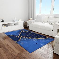 nhl st louis blues hockey sport team logo carpet rectangle area rug for living room home room decor gift for fans light room slb51