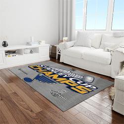 nhl st louis blues hockey sport team logo carpet rectangle area rug for living room home room decor gift for fans light room slb55