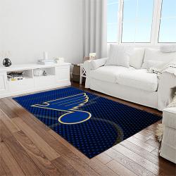 nhl st louis blues hockey sport team logo carpet rectangle area rug for living room home room decor gift for fans light room slb56
