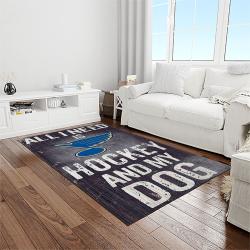 nhl st louis blues hockey sport team logo carpet rectangle area rug for living room home room decor gift for fans light room slb7