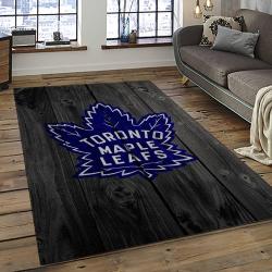 NHL Toronto Maple Leafs Hockey Sport Team Logo Carpet Rectangle Area Rug For Living Room Home Room Decor Gift For Fans TML16