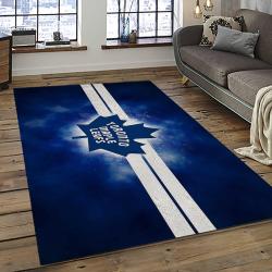 NHL Toronto Maple Leafs Hockey Sport Team Logo Carpet Rectangle Area Rug For Living Room Home Room Decor Gift For Fans TML20
