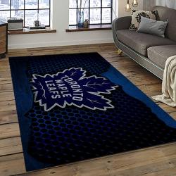 NHL Toronto Maple Leafs Hockey Sport Team Logo Carpet Rectangle Area Rug For Living Room Home Room Decor Gift For Fans TML26