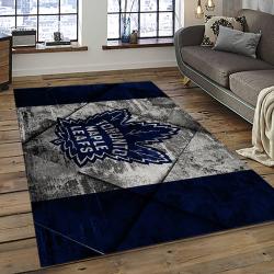 NHL Toronto Maple Leafs Hockey Sport Team Logo Carpet Rectangle Area Rug For Living Room Home Room Decor Gift For Fans TML27