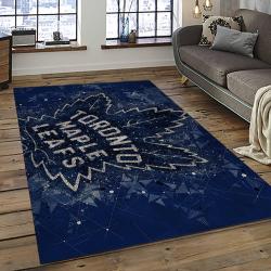 NHL Toronto Maple Leafs Hockey Sport Team Logo Carpet Rectangle Area Rug For Living Room Home Room Decor Gift For Fans TML28