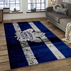 NHL Toronto Maple Leafs Hockey Sport Team Logo Carpet Rectangle Area Rug For Living Room Home Room Decor Gift For Fans TML32