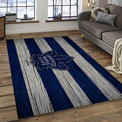 NHL Toronto Maple Leafs Hockey Sport Team Logo Carpet Rectangle Area Rug For Living Room Home Room Decor Gift For Fans TML34