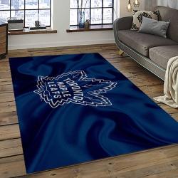 NHL Toronto Maple Leafs Hockey Sport Team Logo Carpet Rectangle Area Rug For Living Room Home Room Decor Gift For Fans TML38