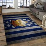 nhl toronto maple leafs hockey sport team logo carpet rectangle area rug for living room home room decor gift for fans dark room tml44