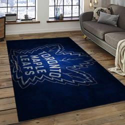 NHL Toronto Maple Leafs Hockey Sport Team Logo Carpet Rectangle Area Rug For Living Room Home Room Decor Gift For Fans TML45