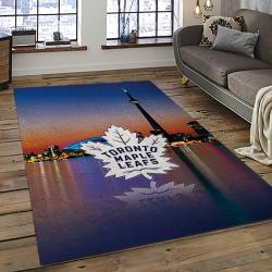 NHL Toronto Maple Leafs Hockey Sport Team Logo Carpet Rectangle Area Rug For Living Room Home Room Decor Gift For Fans TML47