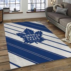 NHL Toronto Maple Leafs Hockey Sport Team Logo Carpet Rectangle Area Rug For Living Room Home Room Decor Gift For Fans TML49