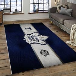 NHL Toronto Maple Leafs Hockey Sport Team Logo Carpet Rectangle Area Rug For Living Room Home Room Decor Gift For Fans TML5