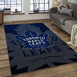 NHL Toronto Maple Leafs Hockey Sport Team Logo Carpet Rectangle Area Rug For Living Room Home Room Decor Gift For Fans TML50