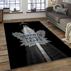 NHL Toronto Maple Leafs Hockey Sport Team Logo Carpet Rectangle Area Rug For Living Room Home Room Decor Gift For Fans TML51