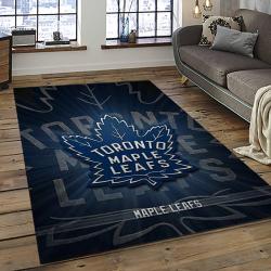 NHL Toronto Maple Leafs Hockey Sport Team Logo Carpet Rectangle Area Rug For Living Room Home Room Decor Gift For Fans TML52