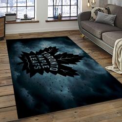 NHL Toronto Maple Leafs Hockey Sport Team Logo Carpet Rectangle Area Rug For Living Room Home Room Decor Gift For Fans TML6