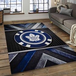 NHL Toronto Maple Leafs Hockey Sport Team Logo Carpet Rectangle Area Rug For Living Room Home Room Decor Gift For Fans TML7