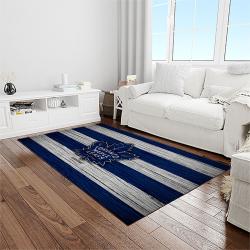 nhl toronto maple leafs hockey sport team logo carpet rectangle area rug for living room home room decor gift for fans light room tml34
