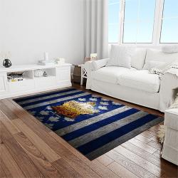 nhl toronto maple leafs hockey sport team logo carpet rectangle area rug for living room home room decor gift for fans light room tml44