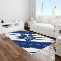 nhl toronto maple leafs hockey sport team logo carpet rectangle area rug for living room home room decor gift for fans light room tml49