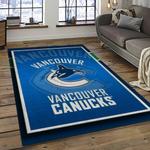 nhl vancouver canucks hockey sport team logo carpet rectangle area rug for living room home room decor gift for fans dark room vcc18