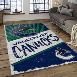 NHL Vancouver Canucks Hockey Sport Team Logo Carpet Rectangle Area Rug For Living Room Home Room Decor Gift For Fans VCC2