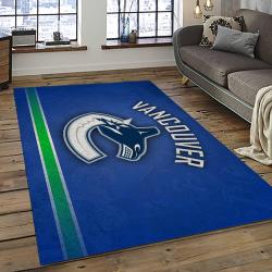 NHL Vancouver Canucks Hockey Sport Team Logo Carpet Rectangle Area Rug For Living Room Home Room Decor Gift For Fans VCC26