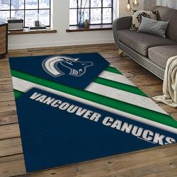 NHL Vancouver Canucks Hockey Sport Team Logo Carpet Rectangle Area Rug For Living Room Home Room Decor Gift For Fans VCC42