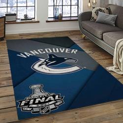 NHL Vancouver Canucks Hockey Sport Team Logo Carpet Rectangle Area Rug For Living Room Home Room Decor Gift For Fans VCC48