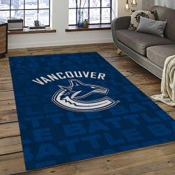 NHL Vancouver Canucks Hockey Sport Team Logo Carpet Rectangle Area Rug For Living Room Home Room Decor Gift For Fans VCC51