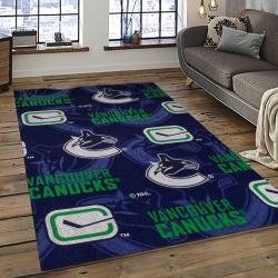 NHL Vancouver Canucks Hockey Sport Team Logo Carpet Rectangle Area Rug For Living Room Home Room Decor Gift For Fans VCC6