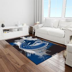 nhl vancouver canucks hockey sport team logo carpet rectangle area rug for living room home room decor gift for fans light room vcc16