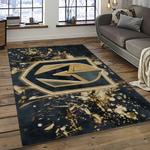 nhl vegas golden knights hockey sport team logo carpet rectangle area rug for living room home room decor gift for fans dark room vgk11