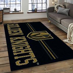 NHL Vegas Golden Knights Hockey Sport Team Logo Carpet Rectangle Area Rug For Living Room Home Room Decor Gift For Fans VGK13