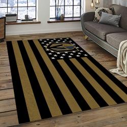 NHL Vegas Golden Knights Hockey Sport Team Logo Carpet Rectangle Area Rug For Living Room Home Room Decor Gift For Fans VGK18