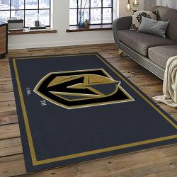 NHL Vegas Golden Knights Hockey Sport Team Logo Carpet Rectangle Area Rug For Living Room Home Room Decor Gift For Fans VGK21