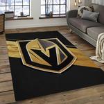nhl vegas golden knights hockey sport team logo carpet rectangle area rug for living room home room decor gift for fans dark room vgk23