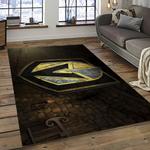 nhl vegas golden knights hockey sport team logo carpet rectangle area rug for living room home room decor gift for fans dark room vgk24
