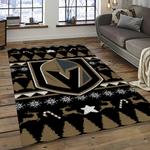nhl vegas golden knights hockey sport team logo carpet rectangle area rug for living room home room decor gift for fans dark room vgk26