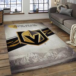 NHL Vegas Golden Knights Hockey Sport Team Logo Carpet Rectangle Area Rug For Living Room Home Room Decor Gift For Fans VGK27