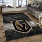 nhl vegas golden knights hockey sport team logo carpet rectangle area rug for living room home room decor gift for fans dark room vgk28