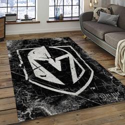 NHL Vegas Golden Knights Hockey Sport Team Logo Carpet Rectangle Area Rug For Living Room Home Room Decor Gift For Fans VGK30