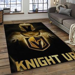 NHL Vegas Golden Knights Hockey Sport Team Logo Carpet Rectangle Area Rug For Living Room Home Room Decor Gift For Fans VGK33
