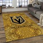 nhl vegas golden knights hockey sport team logo carpet rectangle area rug for living room home room decor gift for fans dark room vgk35