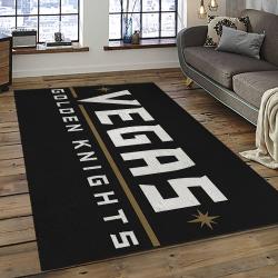NHL Vegas Golden Knights Hockey Sport Team Logo Carpet Rectangle Area Rug For Living Room Home Room Decor Gift For Fans VGK42