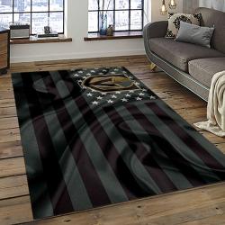 NHL Vegas Golden Knights Hockey Sport Team Logo Carpet Rectangle Area Rug For Living Room Home Room Decor Gift For Fans VGK49