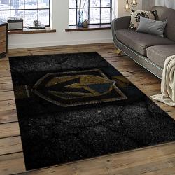 NHL Vegas Golden Knights Hockey Sport Team Logo Carpet Rectangle Area Rug For Living Room Home Room Decor Gift For Fans VGK50